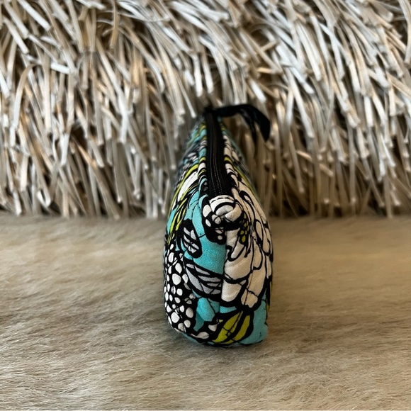 VERA BRADLEY Island Blooms 2012 Long Lined Zipper Cosmetic Case Pencil Pouch Y2K - Picture 6 of 10